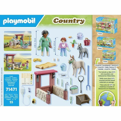 Playset Playmobil 71471 Country 55 Piese - Jucarii si jocuri, Păpuși și figurine
