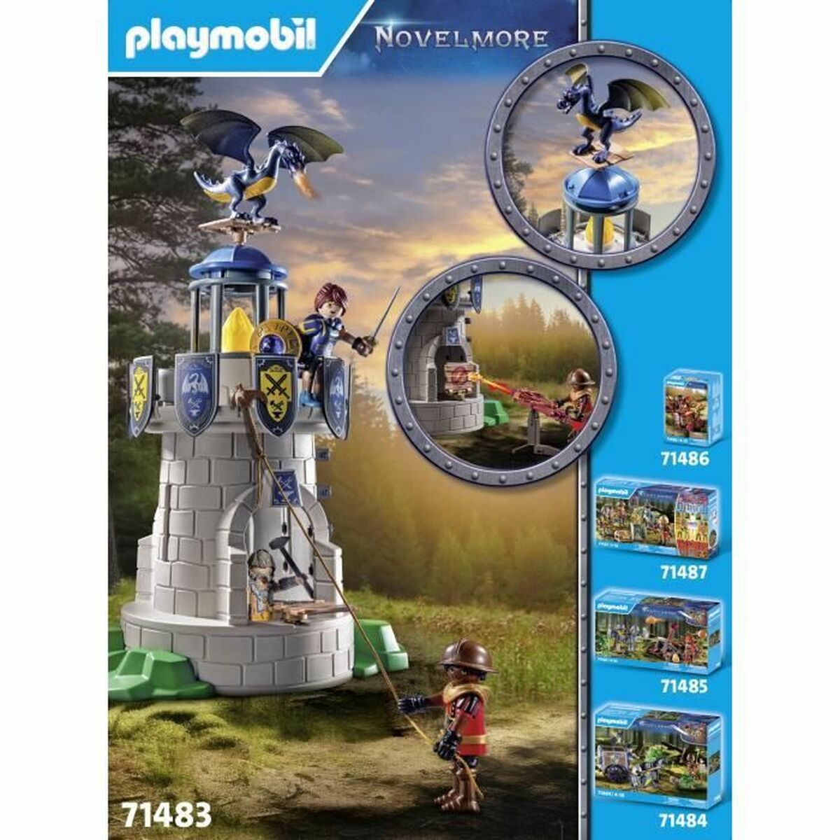 Playset Playmobil 71483 NAVELMORE - Jucarii si jocuri, Păpuși și figurine