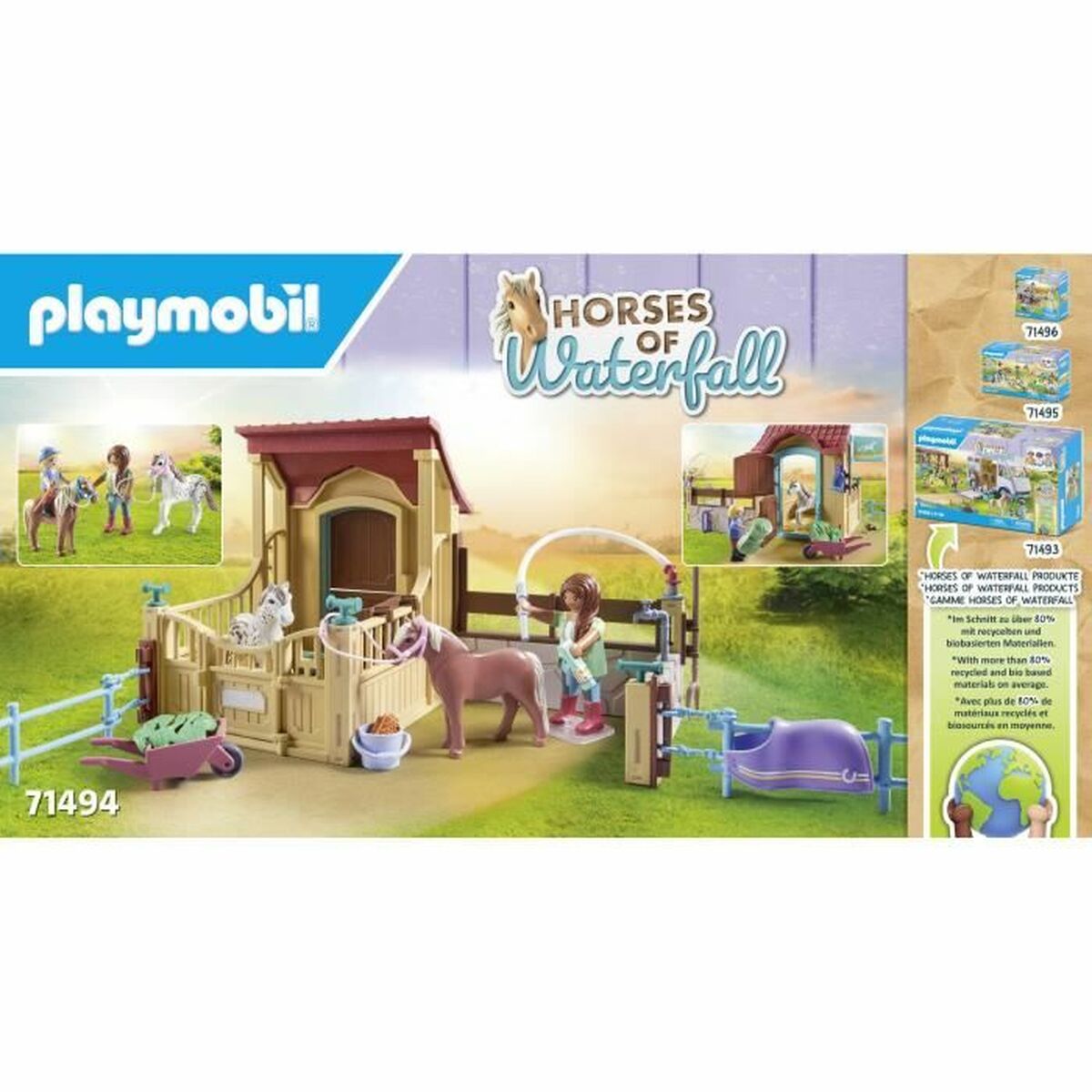 Playset Playmobil 71494 Horses of Waterfall - Jucarii si jocuri, Păpuși și figurine