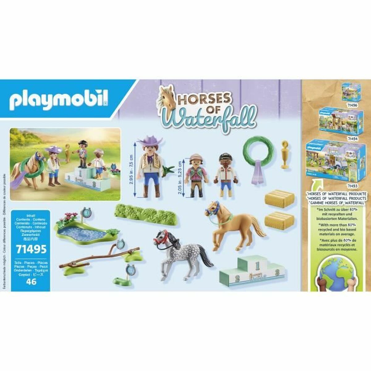 Playset Playmobil 71495 Horses of Waterfall - Jucarii si jocuri, Păpuși și figurine