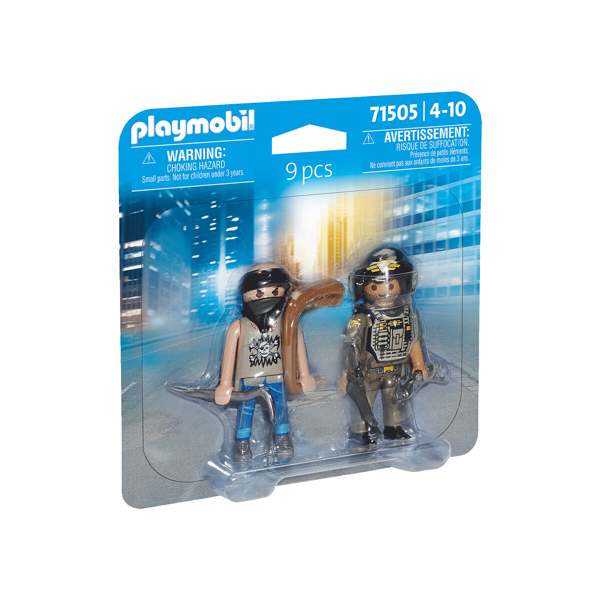 Playset Playmobil 71505 Polițist Hoț 9 Piese - Jucarii si jocuri, Păpuși și figurine
