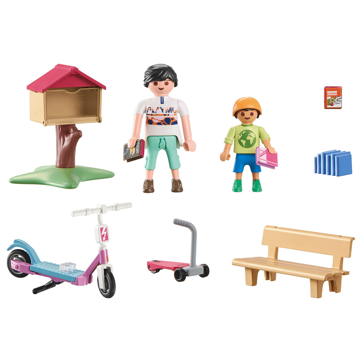 Playset Playmobil Color Motocicletă 25 Piese - Jucarii si jocuri, Păpuși și figurine