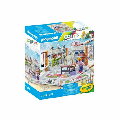 Playset Playmobil Color 71514 Grooming Salon 61 Piese - Jucarii si jocuri, Păpuși și figurine