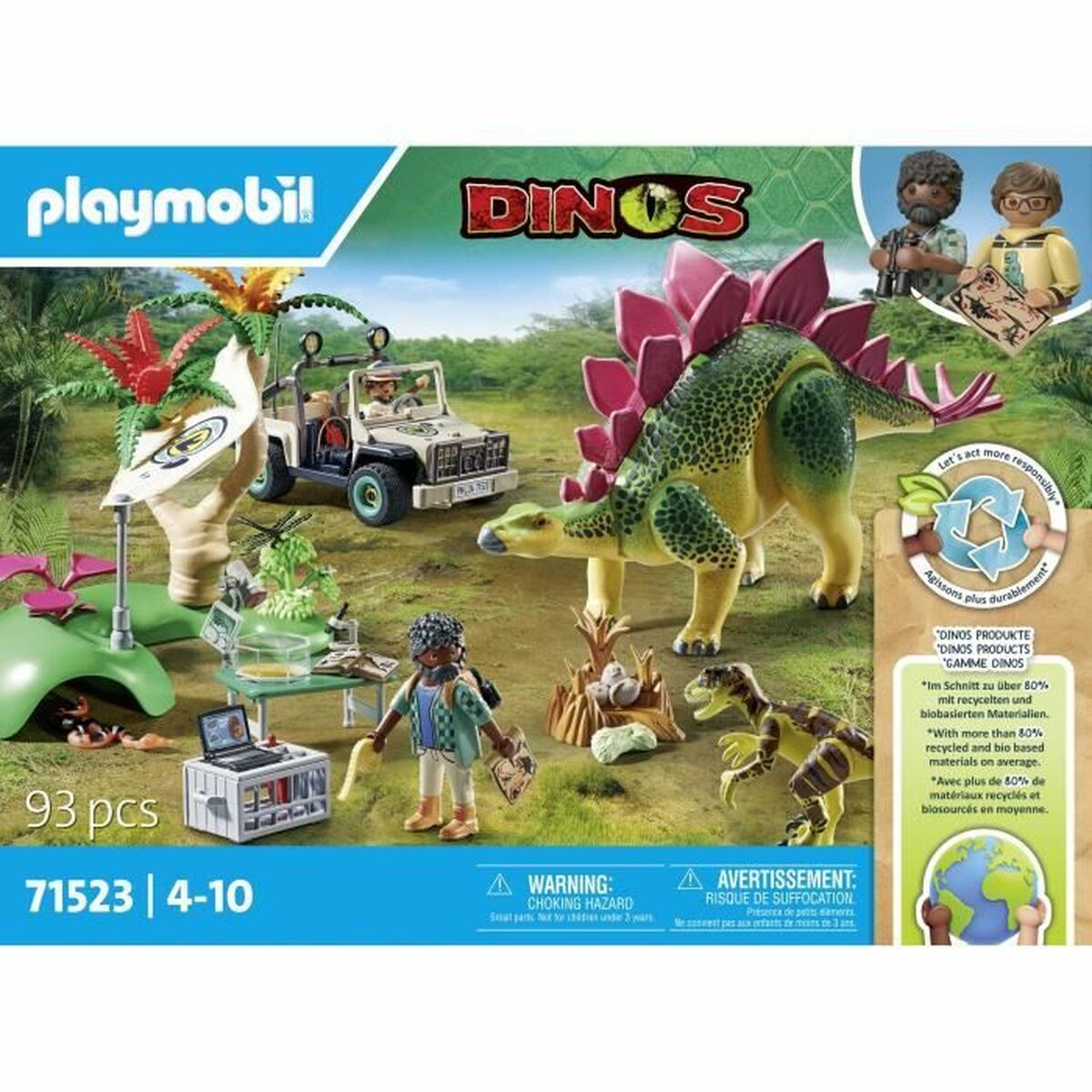 Playset Playmobil Dinos 71523 - Jucarii si jocuri, Păpuși și figurine