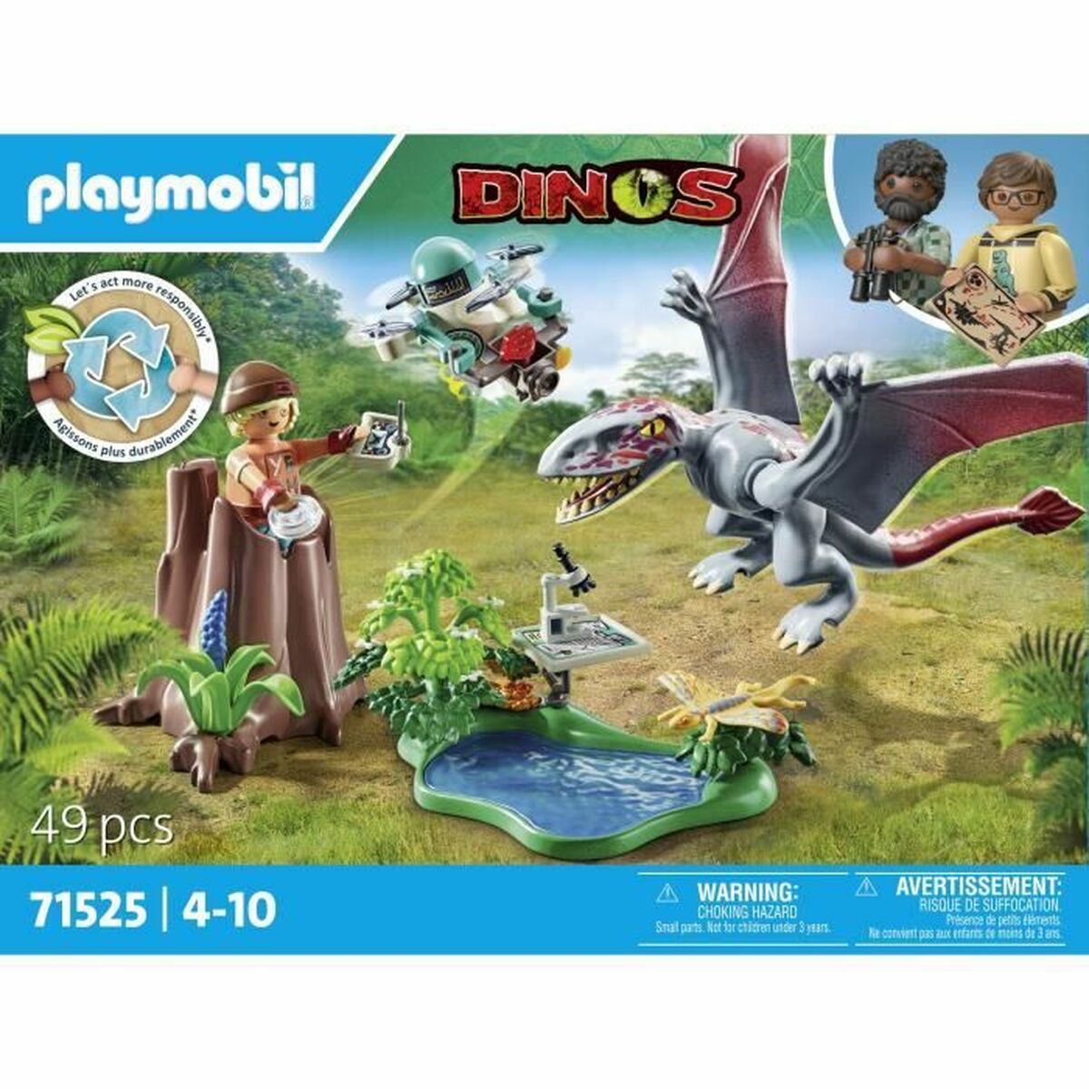 Playset Playmobil Dinos 71525 - Jucarii si jocuri, Păpuși și figurine
