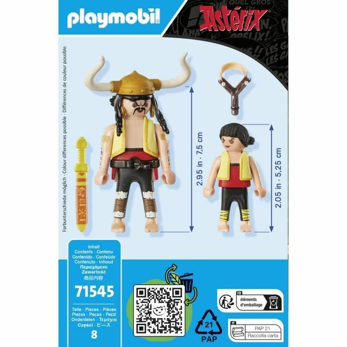 Playset Playmobil Asterix 71545 8 Piese - Jucarii si jocuri, Păpuși și figurine