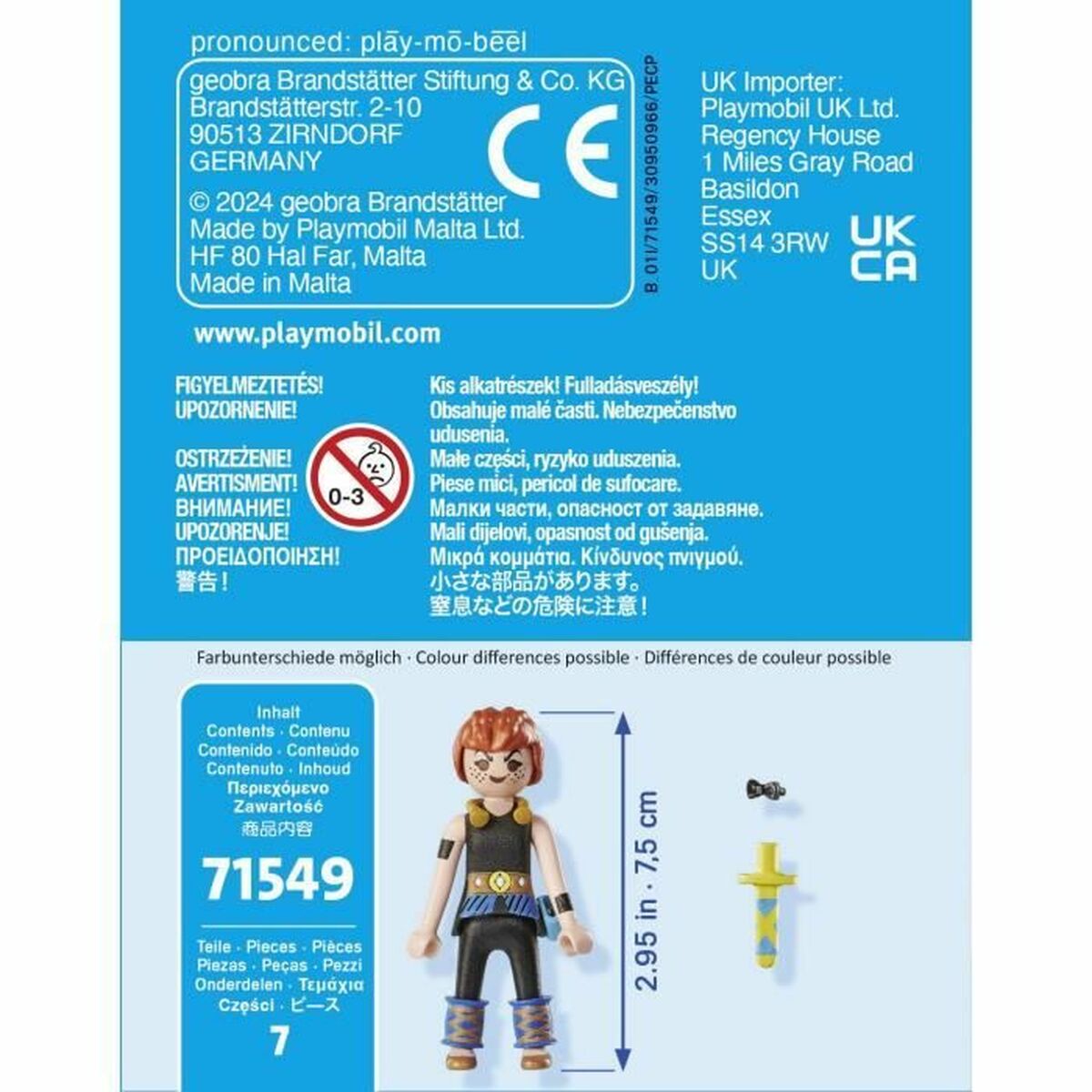 Figură Playmobil Asterix 71549 7 Piese - Jucarii si jocuri, Păpuși și figurine