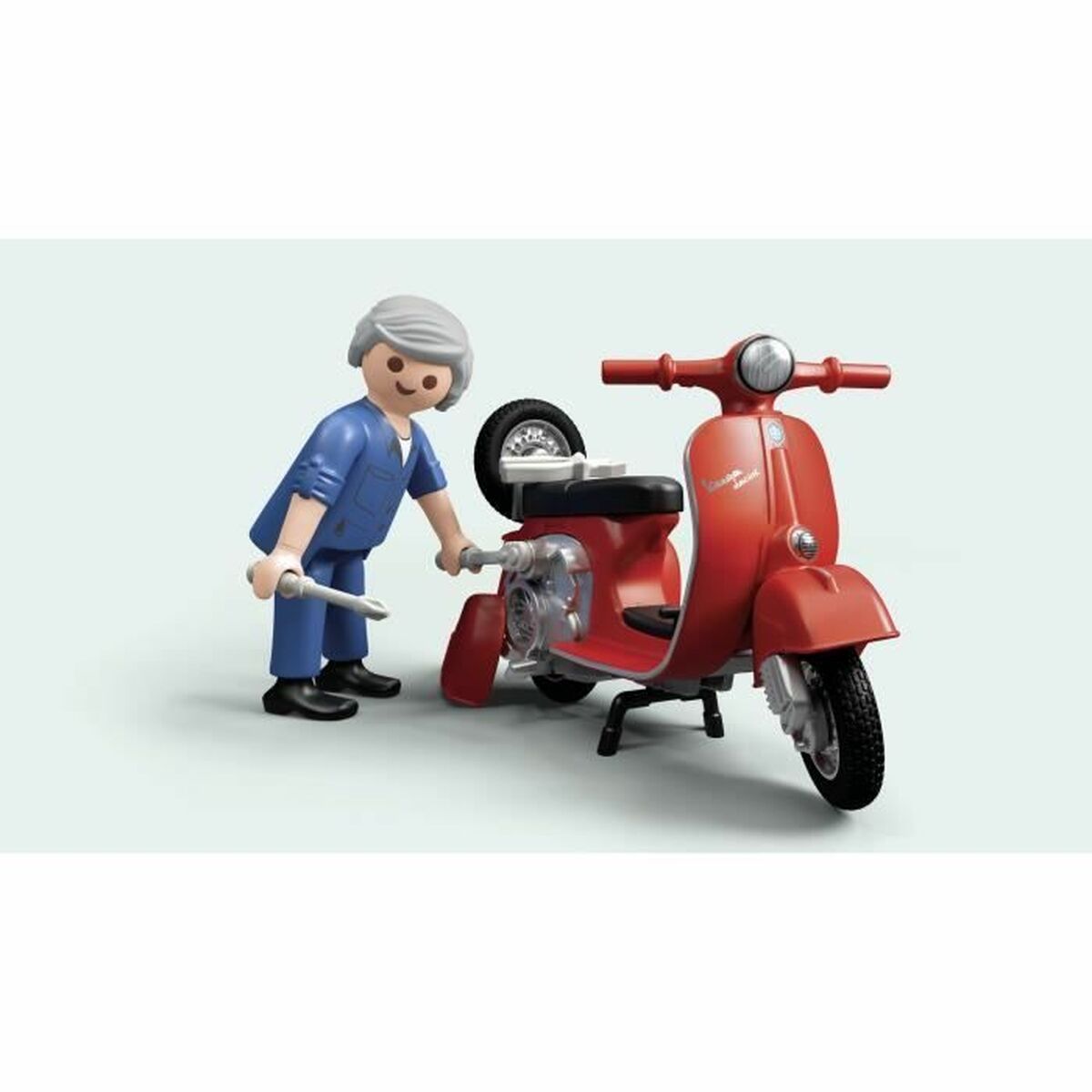Playset Playmobil Vespa Retro Garage - Jucarii si jocuri, Păpuși și figurine