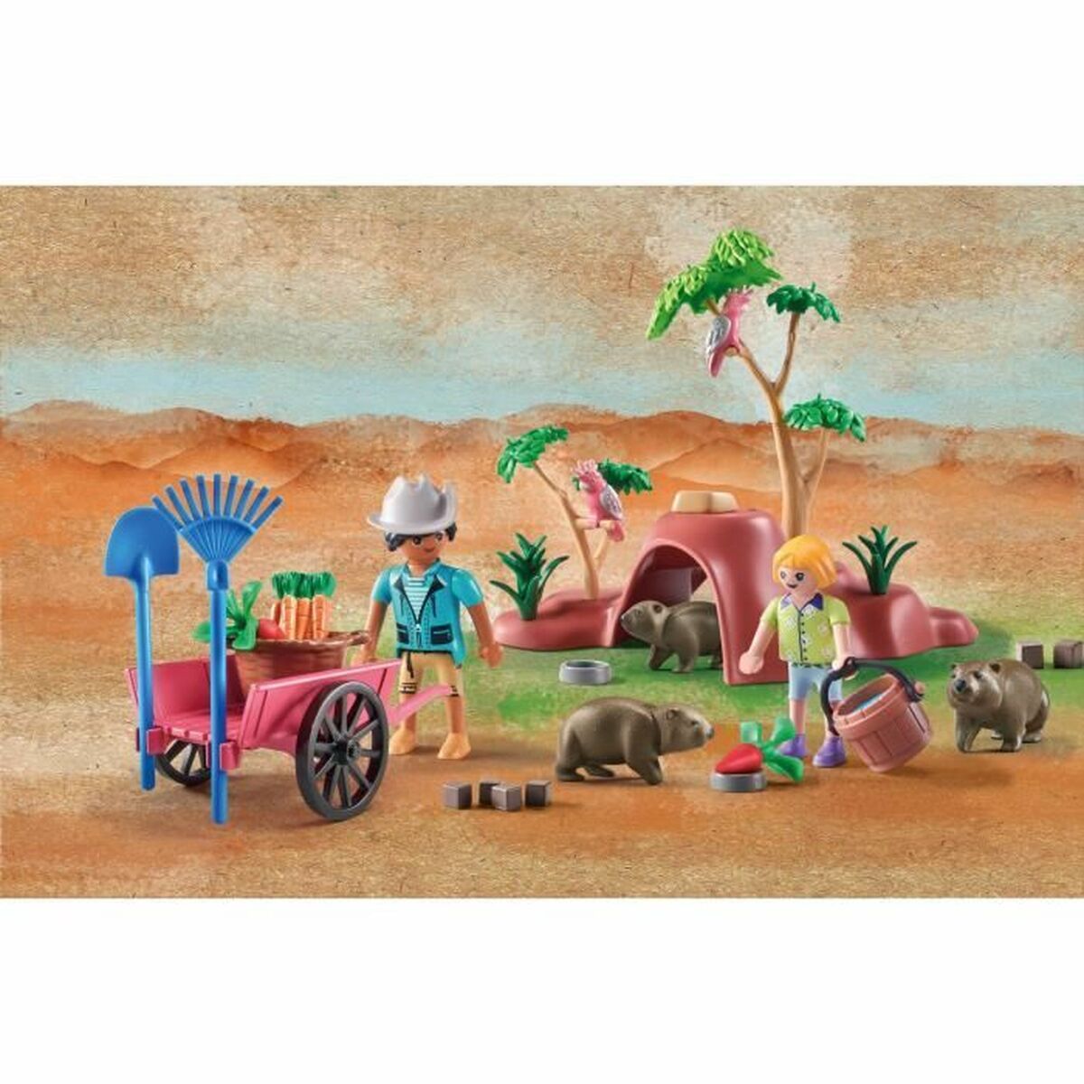 Playset Playmobil Wombat burrows - Jucarii si jocuri, Păpuși și figurine
