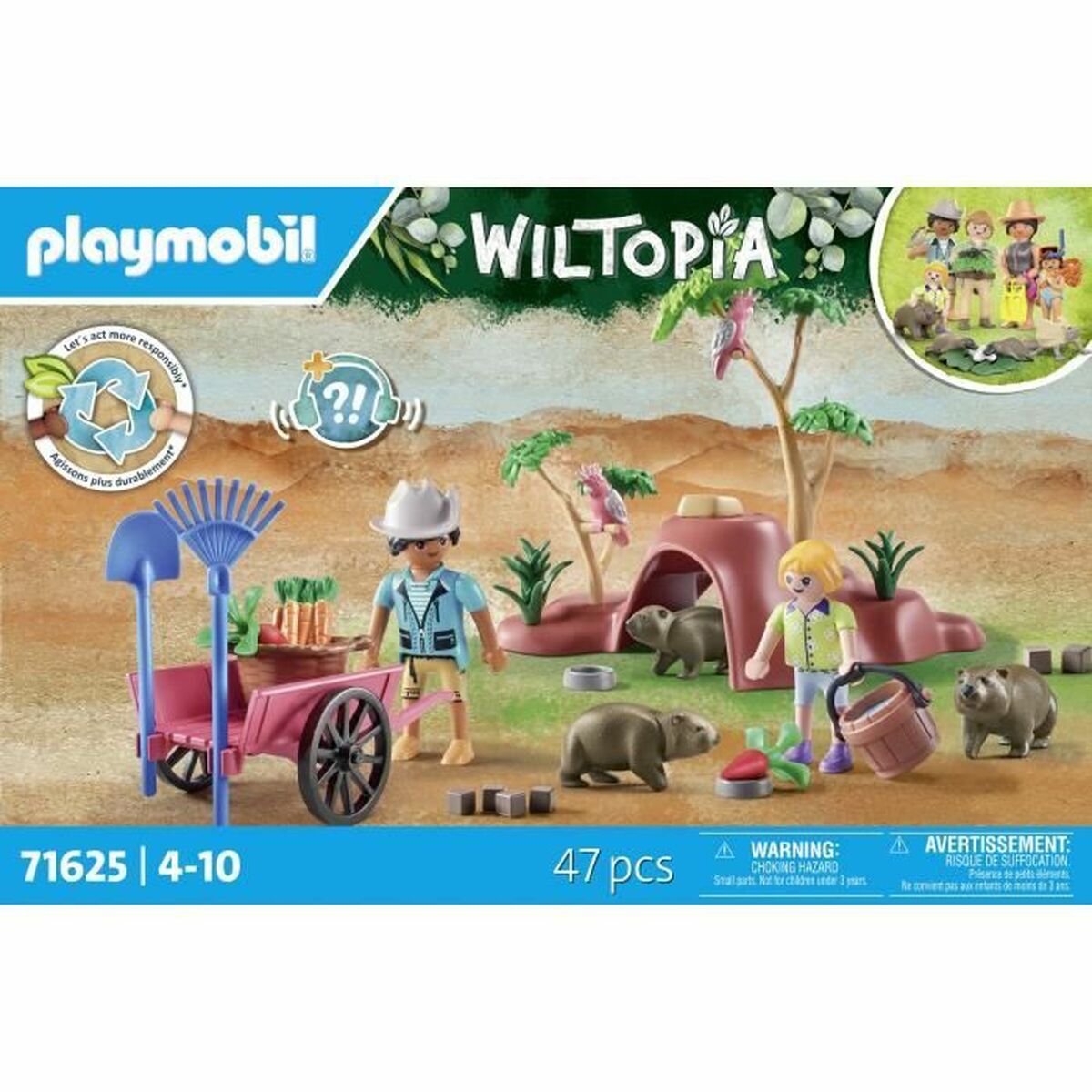 Playset Playmobil Wombat burrows - Jucarii si jocuri, Păpuși și figurine