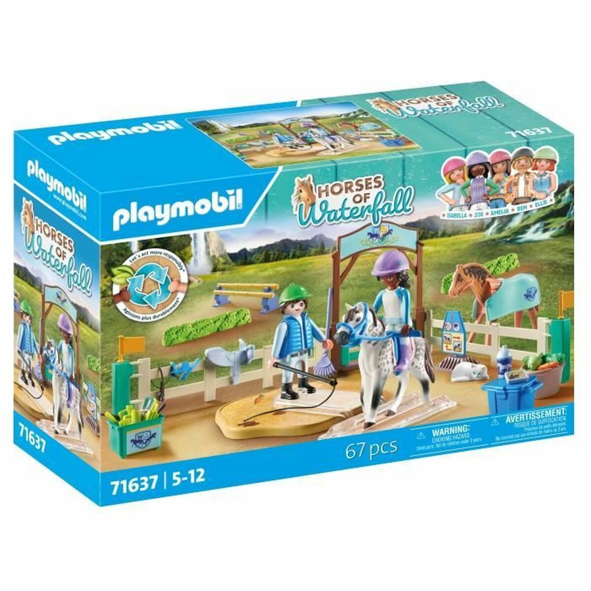 Playset Playmobil 71637 67 Piese - Jucarii si jocuri, Păpuși și figurine