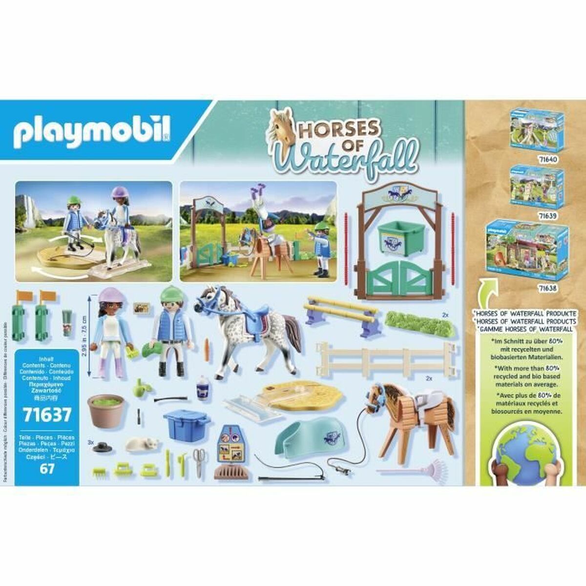 Playset Playmobil 71637 67 Piese - Jucarii si jocuri, Păpuși și figurine