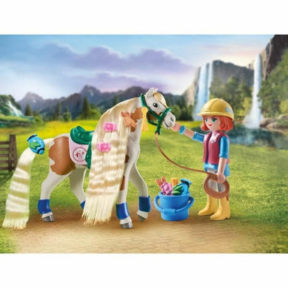 Playset Playmobil 71639 Ellie with horse 33 Piese - Jucarii si jocuri, Păpuși și figurine