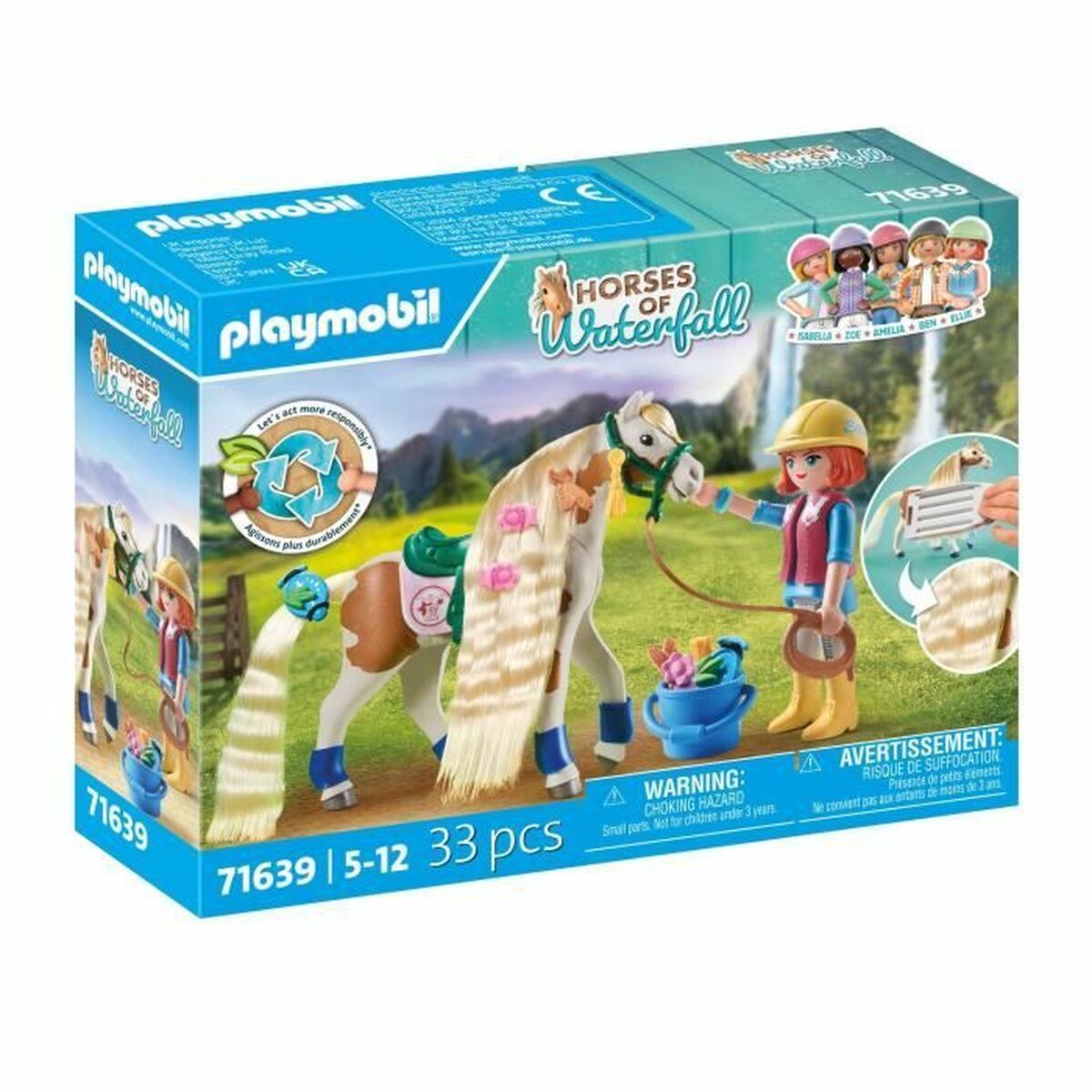 Playset Playmobil 71639 Ellie with horse 33 Piese - Jucarii si jocuri, Păpuși și figurine