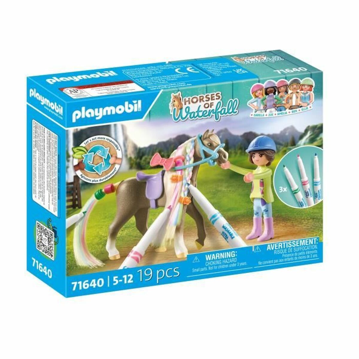 Playset Playmobil 71640 Horses of Waterfall 19 Piese - Jucarii si jocuri, Păpuși și figurine