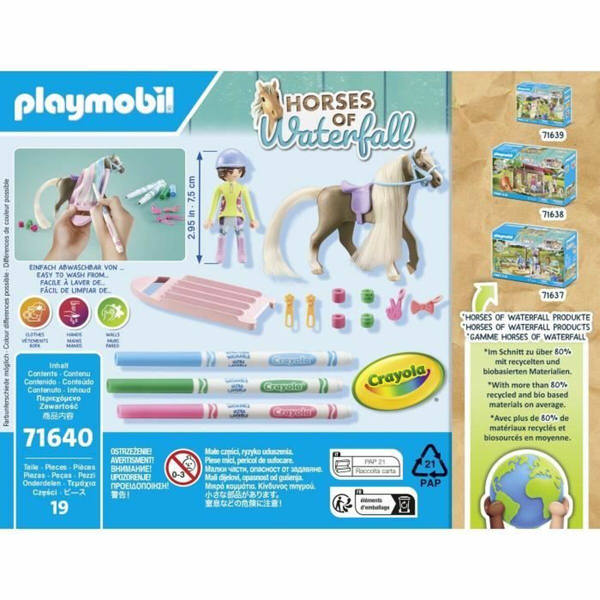 Playset Playmobil 71640 Horses of Waterfall 19 Piese - Jucarii si jocuri, Păpuși și figurine