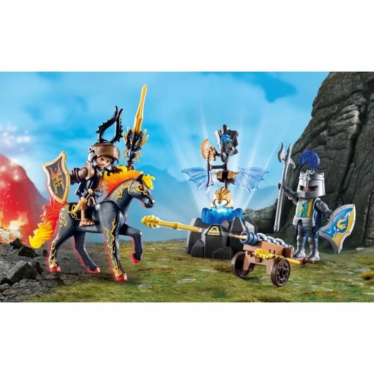 Playset Playmobil 71645 - Knights' Duel 41 Piese - Jucarii si jocuri, Păpuși și figurine