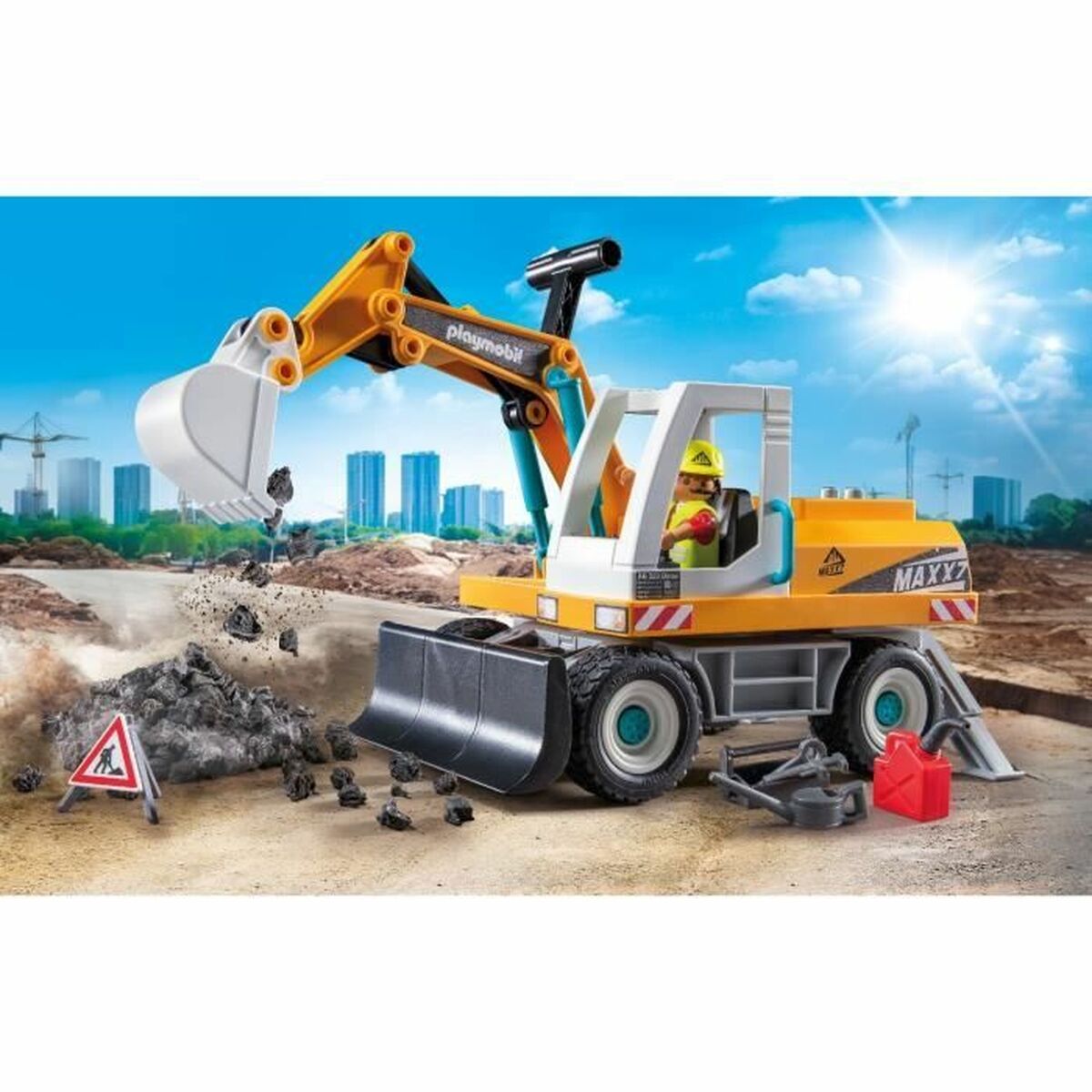 Set de Jucării cu Vehicule Playmobil 71749 32 Piese - Jucarii si jocuri, Păpuși și figurine