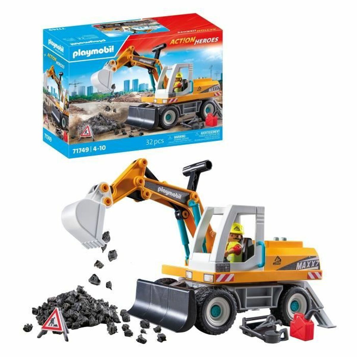 Set de Jucării cu Vehicule Playmobil 71749 32 Piese - Jucarii si jocuri, Păpuși și figurine
