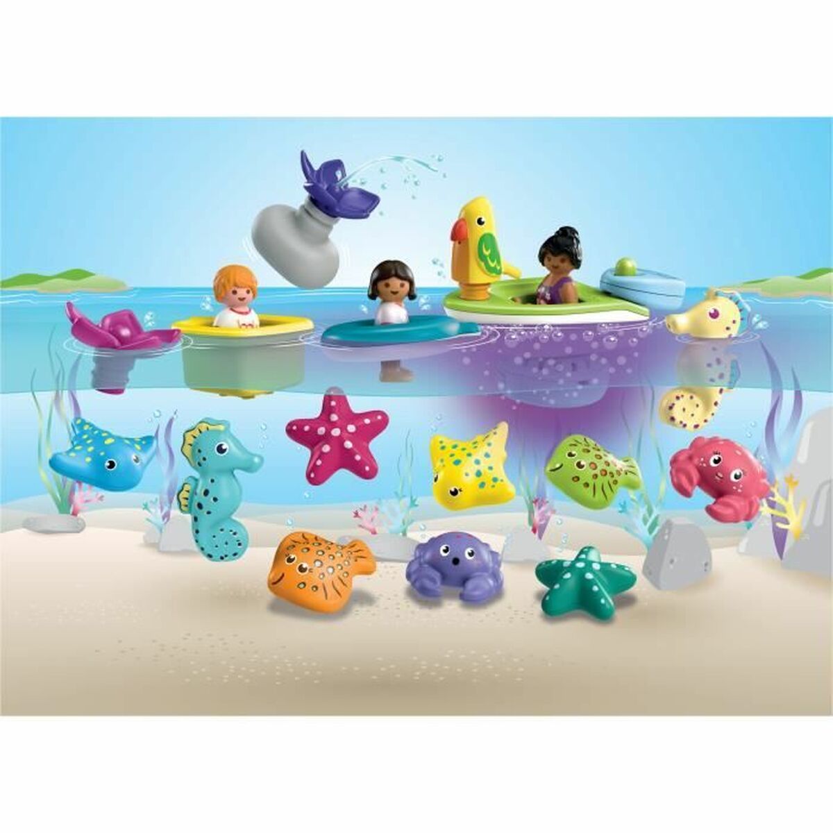 Playset Playmobil Junior Water 71777 25 Piese - Jucarii si jocuri, Păpuși și figurine