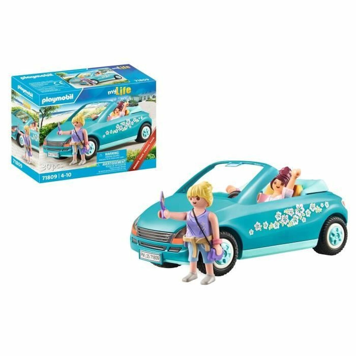 Set de Jucării cu Vehicule Playmobil 71809 Convertible 30 Piese - Jucarii si jocuri, Păpuși și figurine
