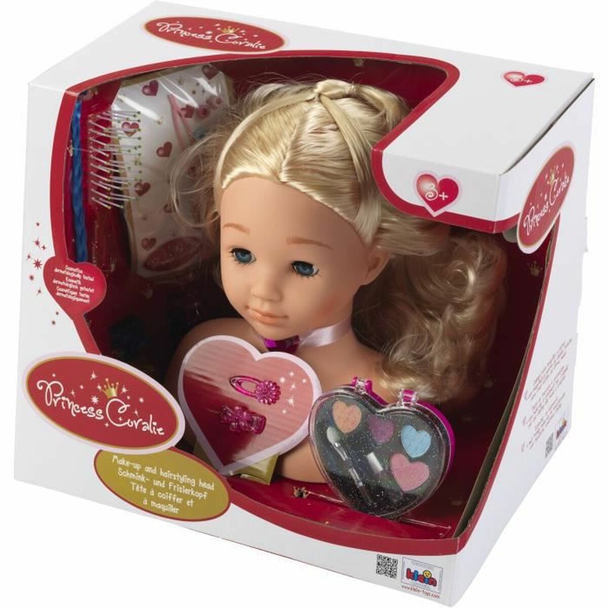 Păpușă pentru coafat Abdo King Princess Coralie - Jucarii si jocuri, Păpuși și accesorii