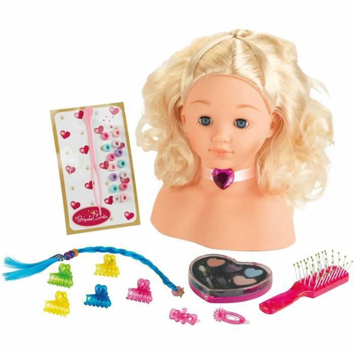 Păpușă pentru coafat Abdo King Princess Coralie - Jucarii si jocuri, Păpuși și accesorii