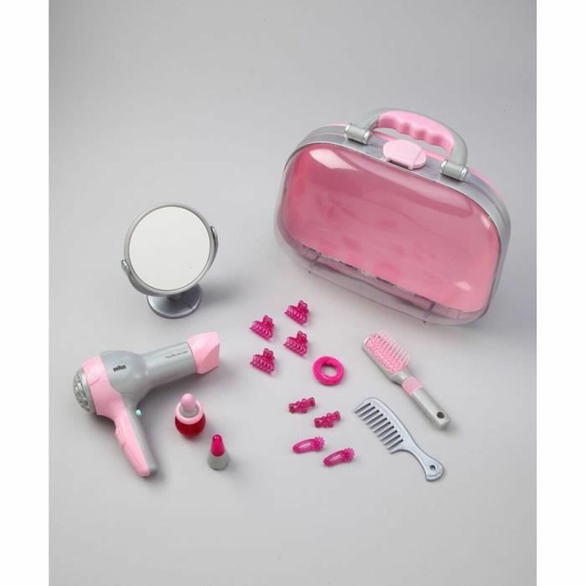 Vaikų plaukų kirpimo rinkinys Klein Braun Roz Gri - Jucarii si jocuri, Imitații de jocuri