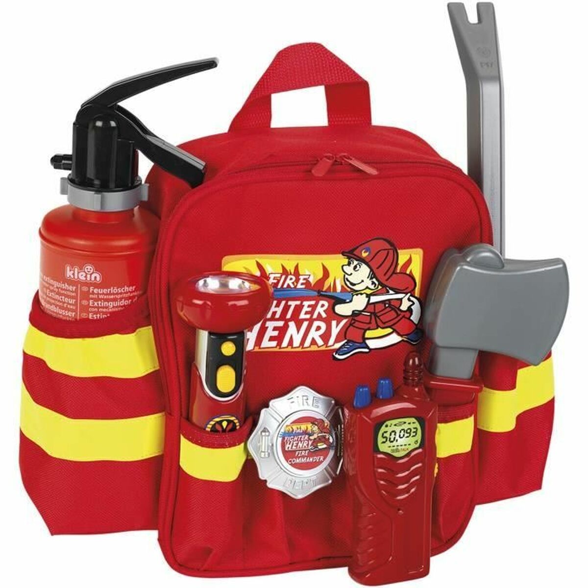 Set de Pompier Klein Rucsac 7 Piese - Jucarii si jocuri, Imitații de jocuri