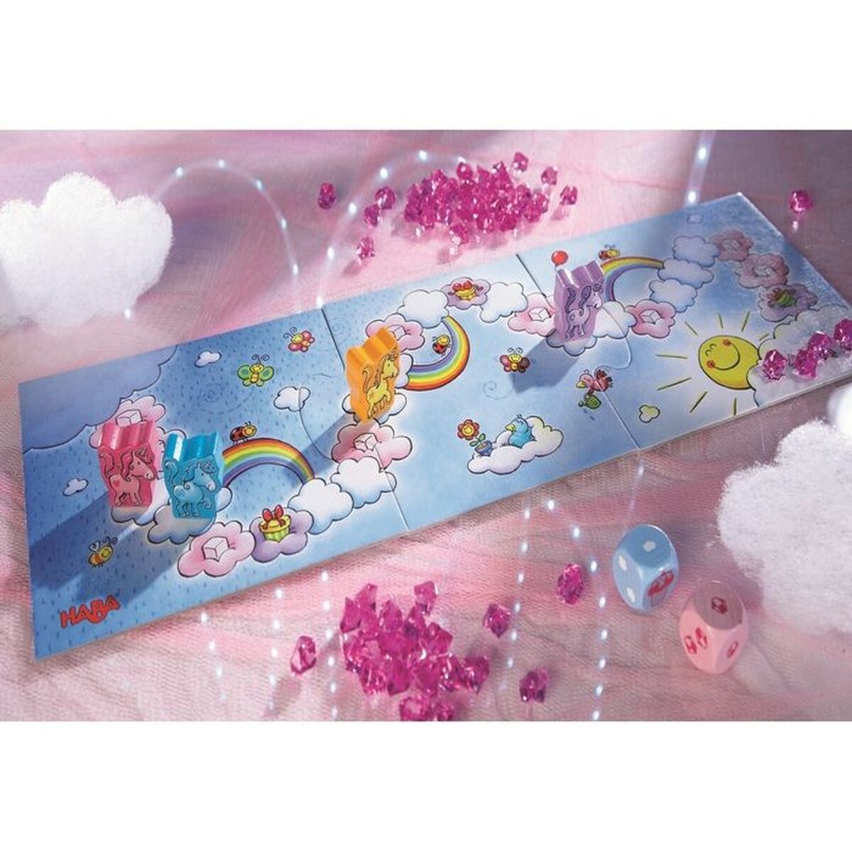 Joc de Masă HABA Unicorns in the clouds - Jucarii si jocuri, Jocuri și accesorii