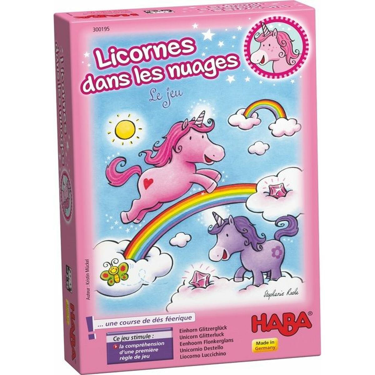 Joc de Masă HABA Unicorns in the clouds - Jucarii si jocuri, Jocuri și accesorii