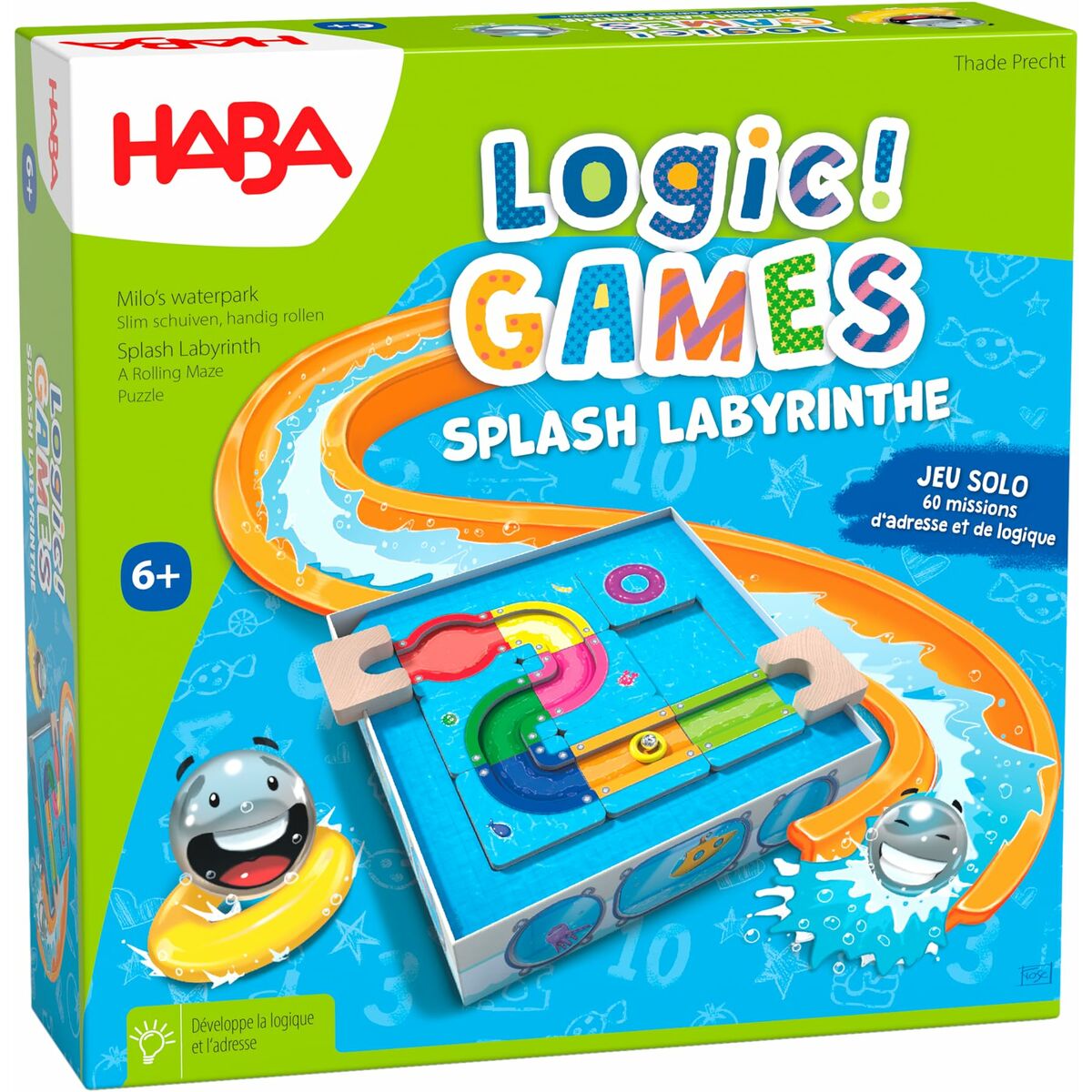 Joc de Masă HABA Logic Games - Splash Labyrinth - Jucarii si jocuri, Jocuri și accesorii
