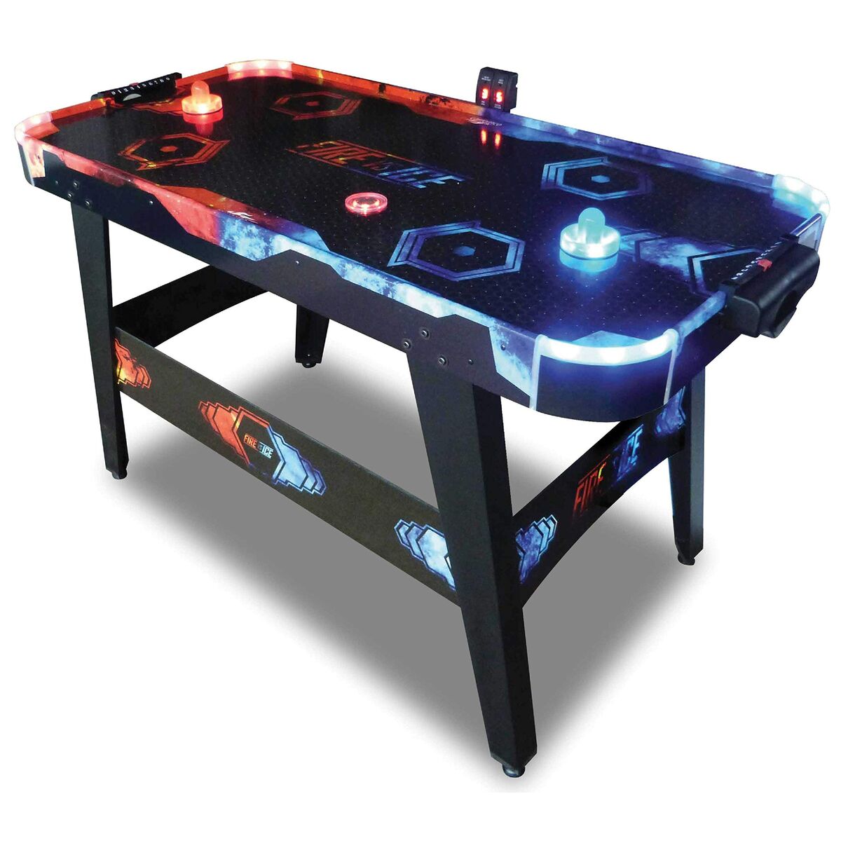 Masă de Hockey Fire & Ice Lumini LED 146 x 71 x 82 cm - Jucarii si jocuri, Jocuri și accesorii