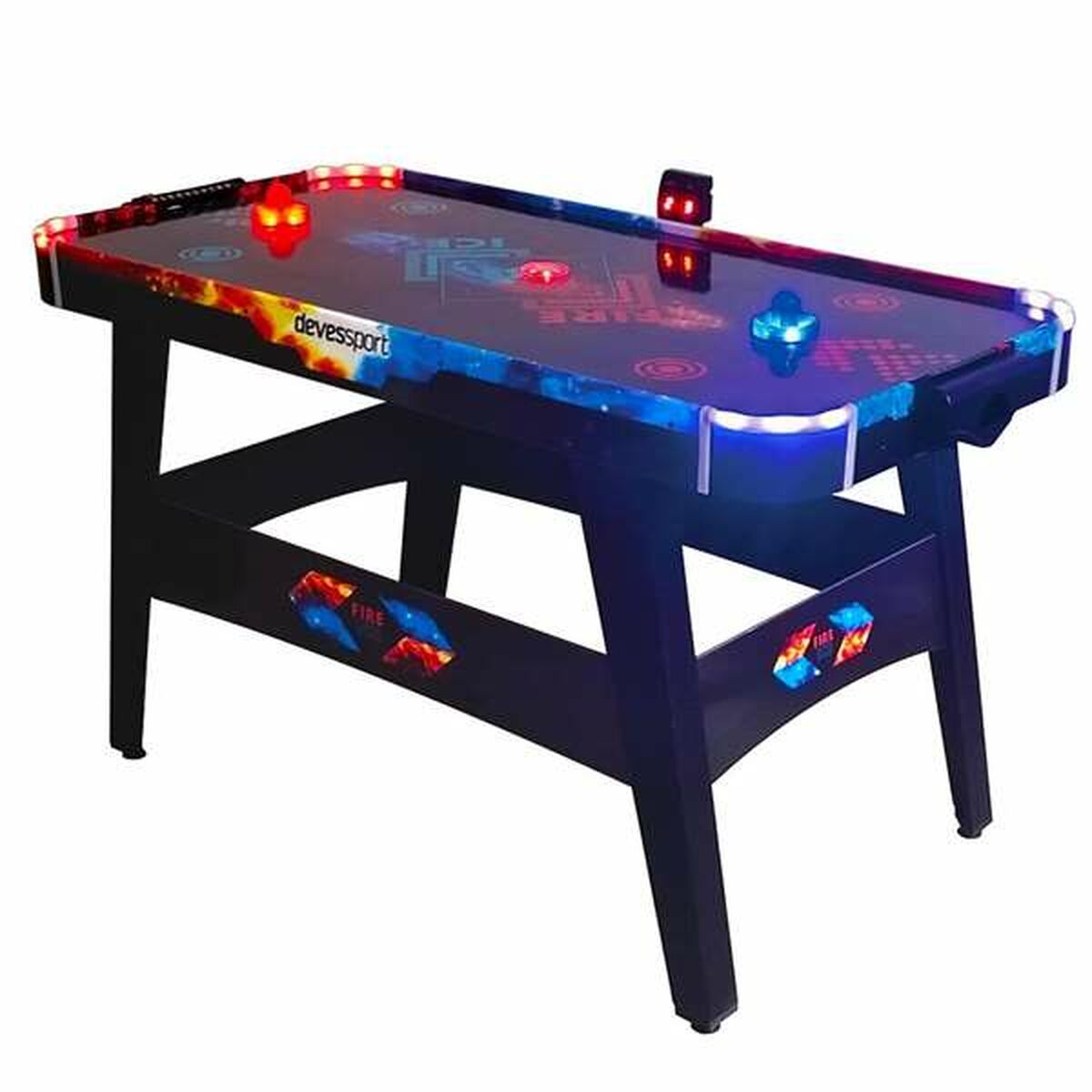 Masă de Hockey Fire & Ice Lumini LED 146 x 71 x 82 cm - Jucarii si jocuri, Jocuri și accesorii