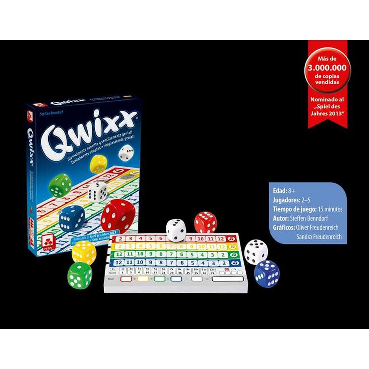 Joc Educativ Fournier Qwixx - Jucarii si jocuri, Jocuri și accesorii