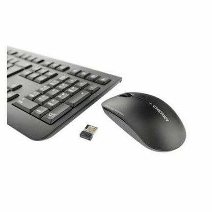 Tastatură și Mouse Fără Fir Cherry JD-0710ES-2 Negru Qwerty Spaniolă QWERTY - Tehnică de calcul, Accesorii