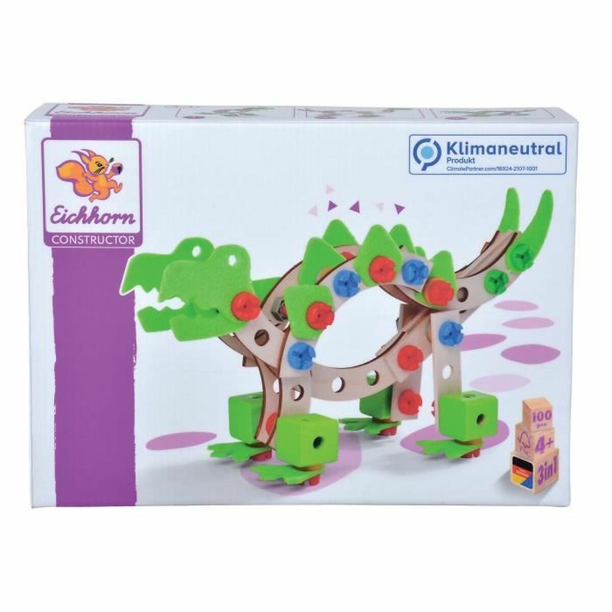 Set de Construcție Eichhorn Multicolor 100 Piese - Jucarii si jocuri