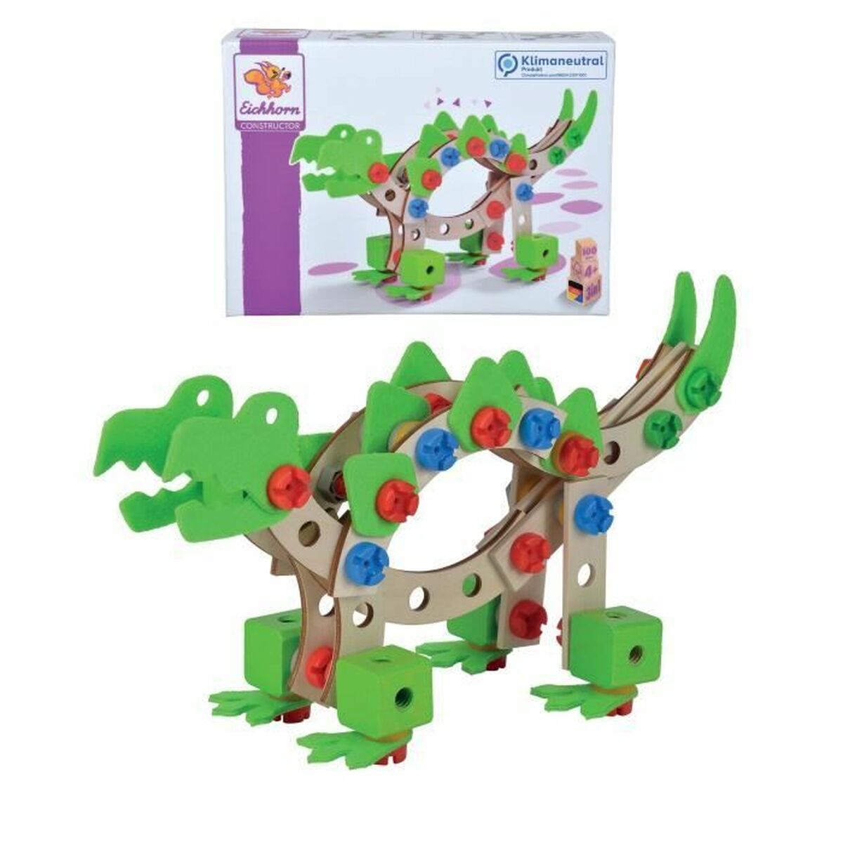 Set de Construcție Eichhorn Multicolor 100 Piese - Jucarii si jocuri