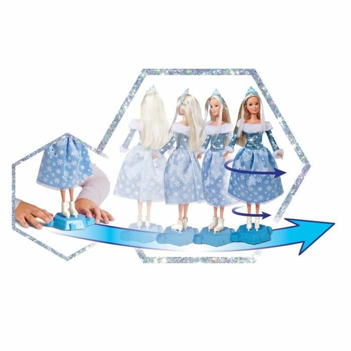 Păpușă bebeluș Simba Steffi love Skating - Jucarii si jocuri, Păpuși și accesorii