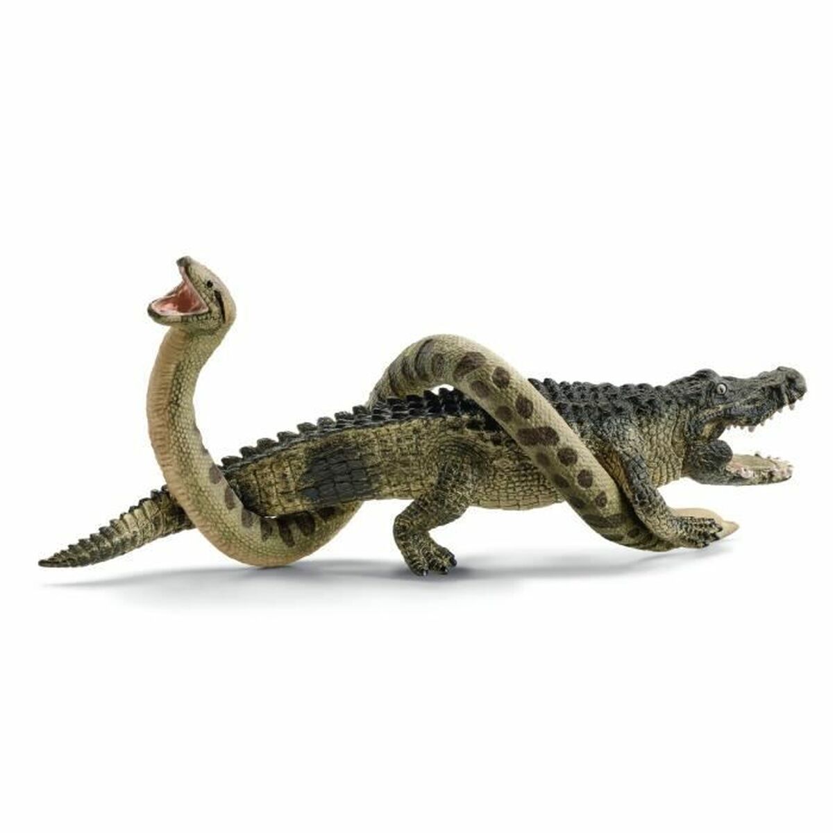 Playset Schleich Alligator/Anaconda Duel Set 4 Piese - Jucarii si jocuri, Păpuși și figurine
