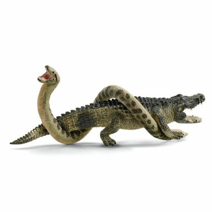 Playset Schleich Alligator/Anaconda Duel Set 4 Piese - Jucarii si jocuri, Păpuși și figurine