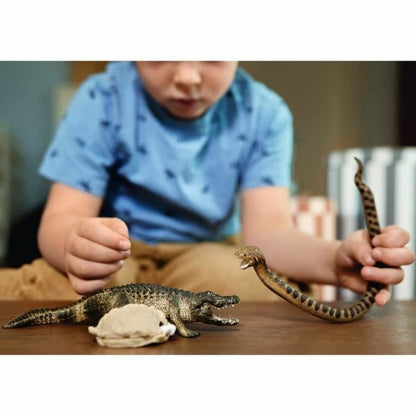 Playset Schleich Alligator/Anaconda Duel Set 4 Piese - Jucarii si jocuri, Păpuși și figurine