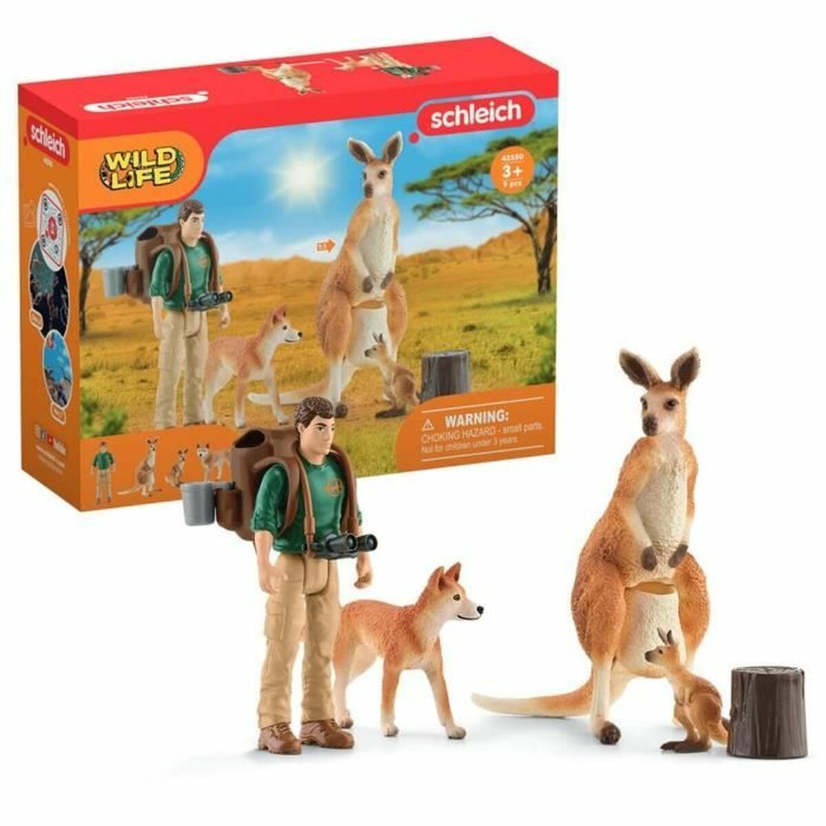 Playset Schleich Adventures in Oceania 9 Piese - Jucarii si jocuri, Păpuși și figurine