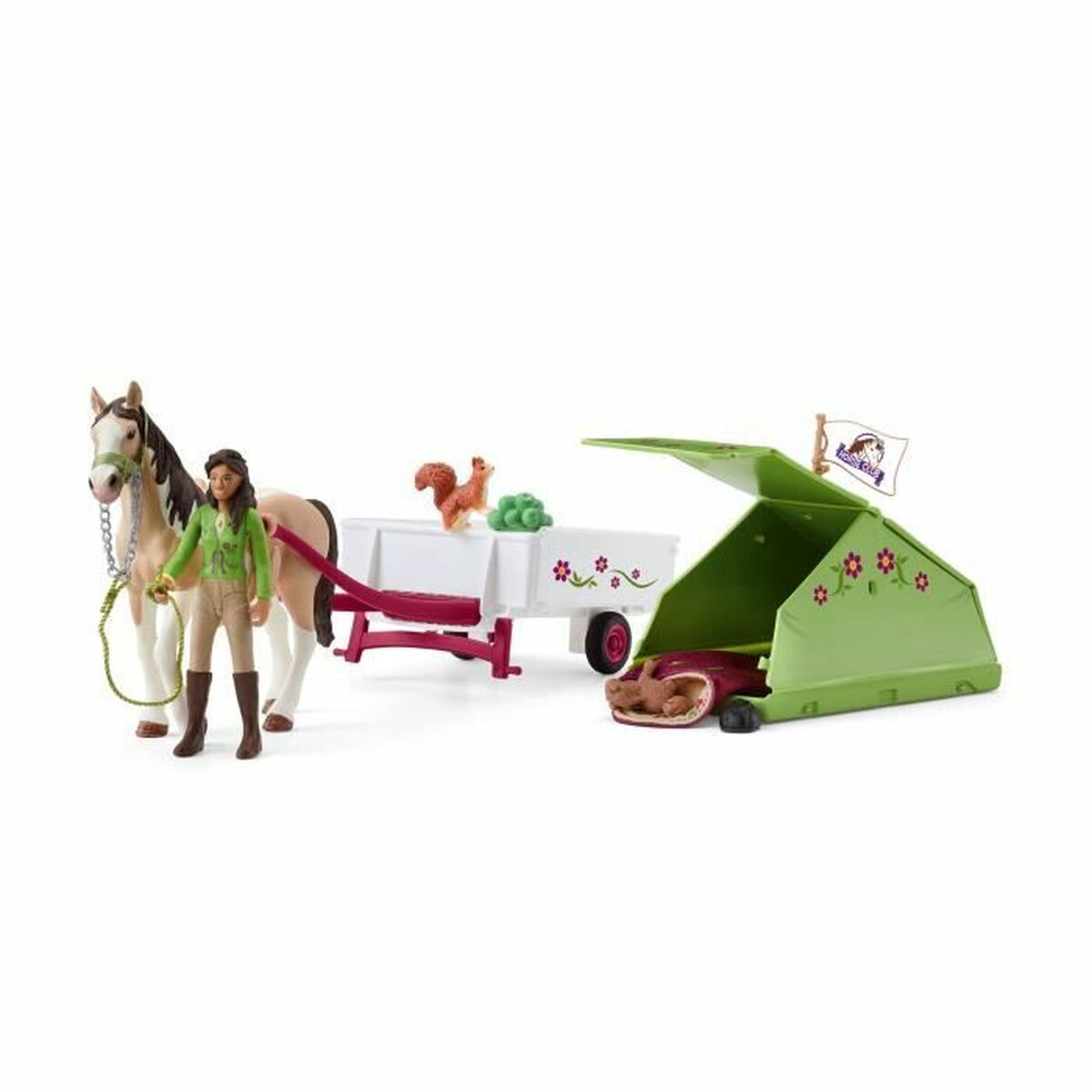 Playset Schleich Sarah's Camping Adventure - Jucarii si jocuri, Păpuși și figurine