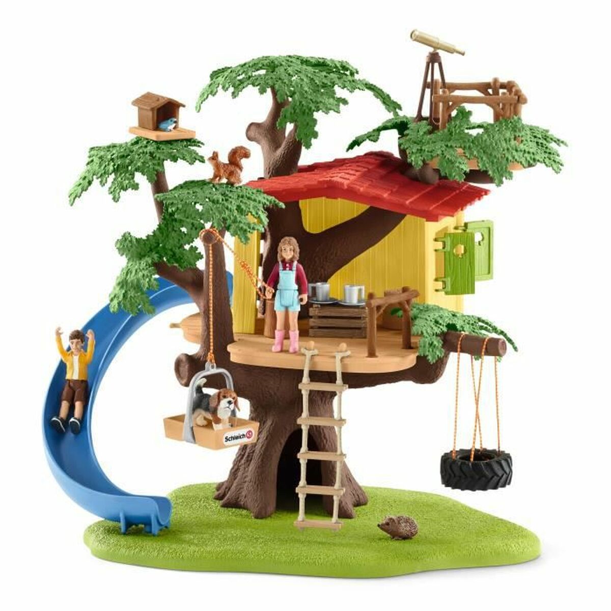 Playset Schleich Adventure tree house 28 Piese - Jucarii si jocuri, Păpuși și figurine