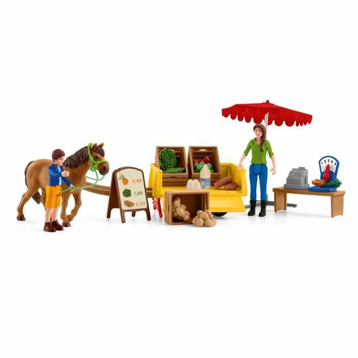 animale Schleich 42528 Plastic Cal - Jucarii si jocuri, Păpuși și figurine