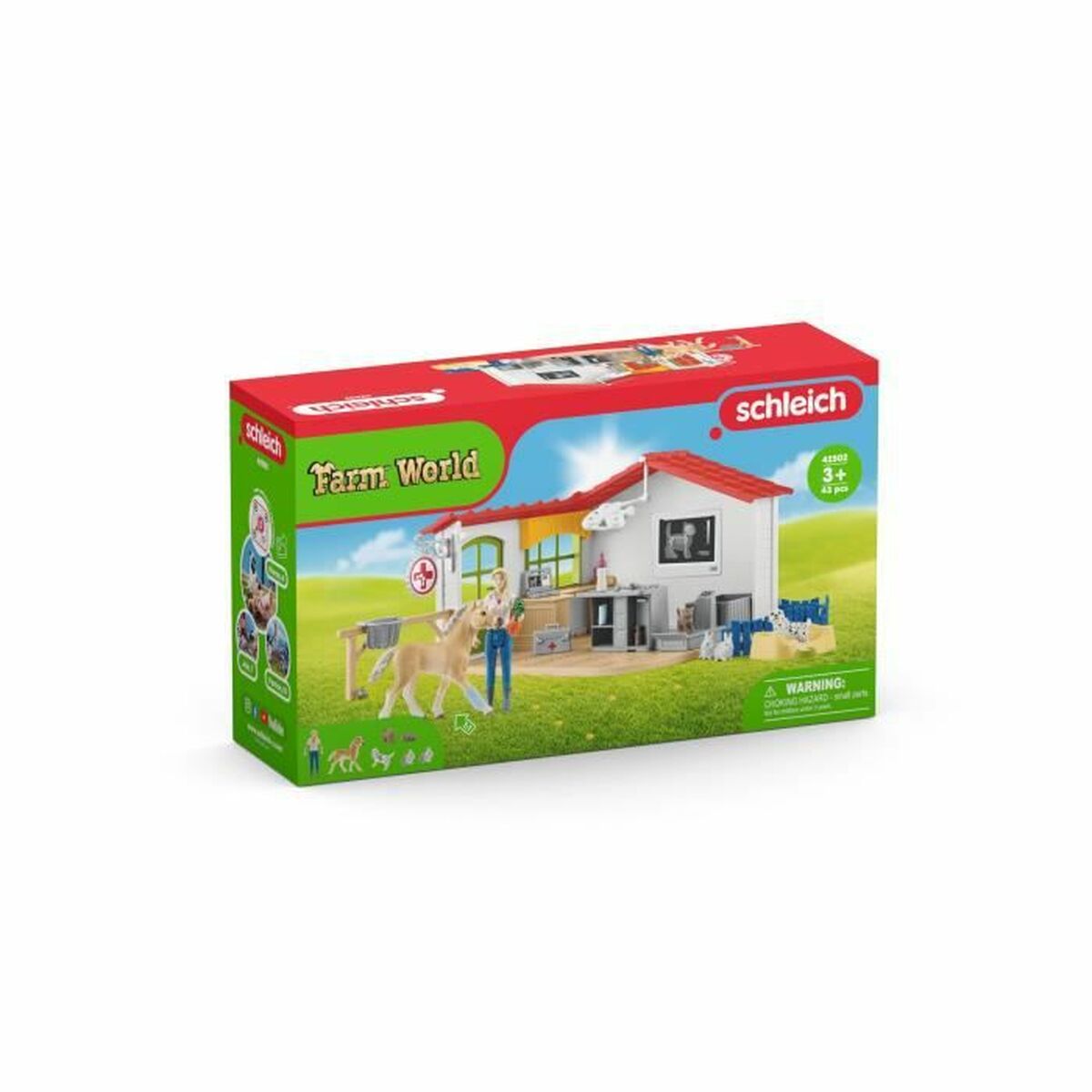 Playset Schleich Veterinarian practice with pets - Jucarii si jocuri, Păpuși și figurine