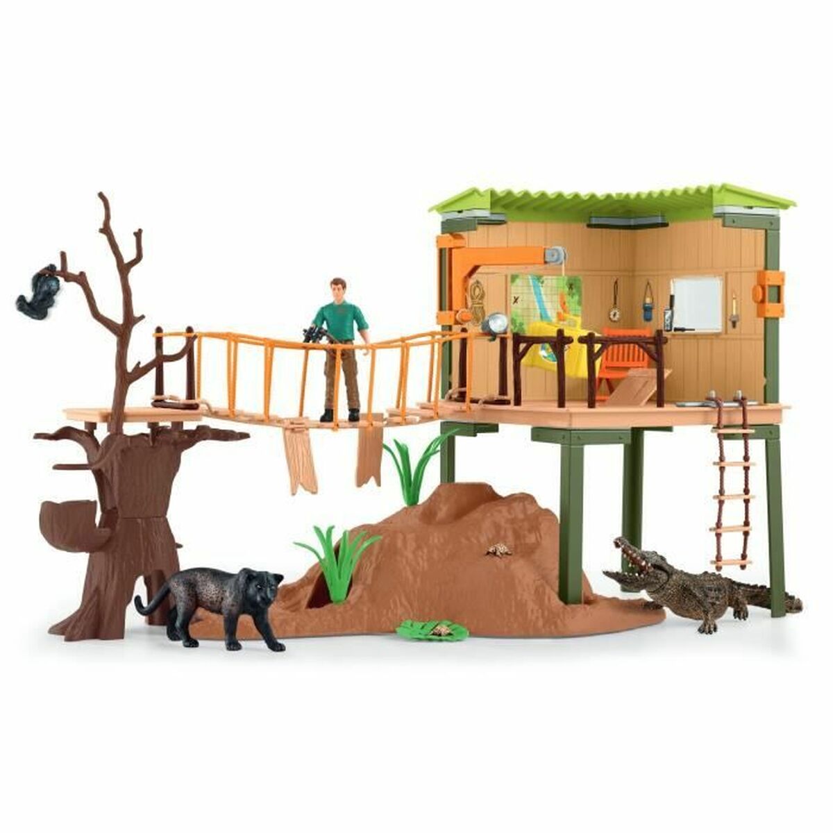 Playset Schleich Wild Adventure Station Set - Jucarii si jocuri, Păpuși și figurine