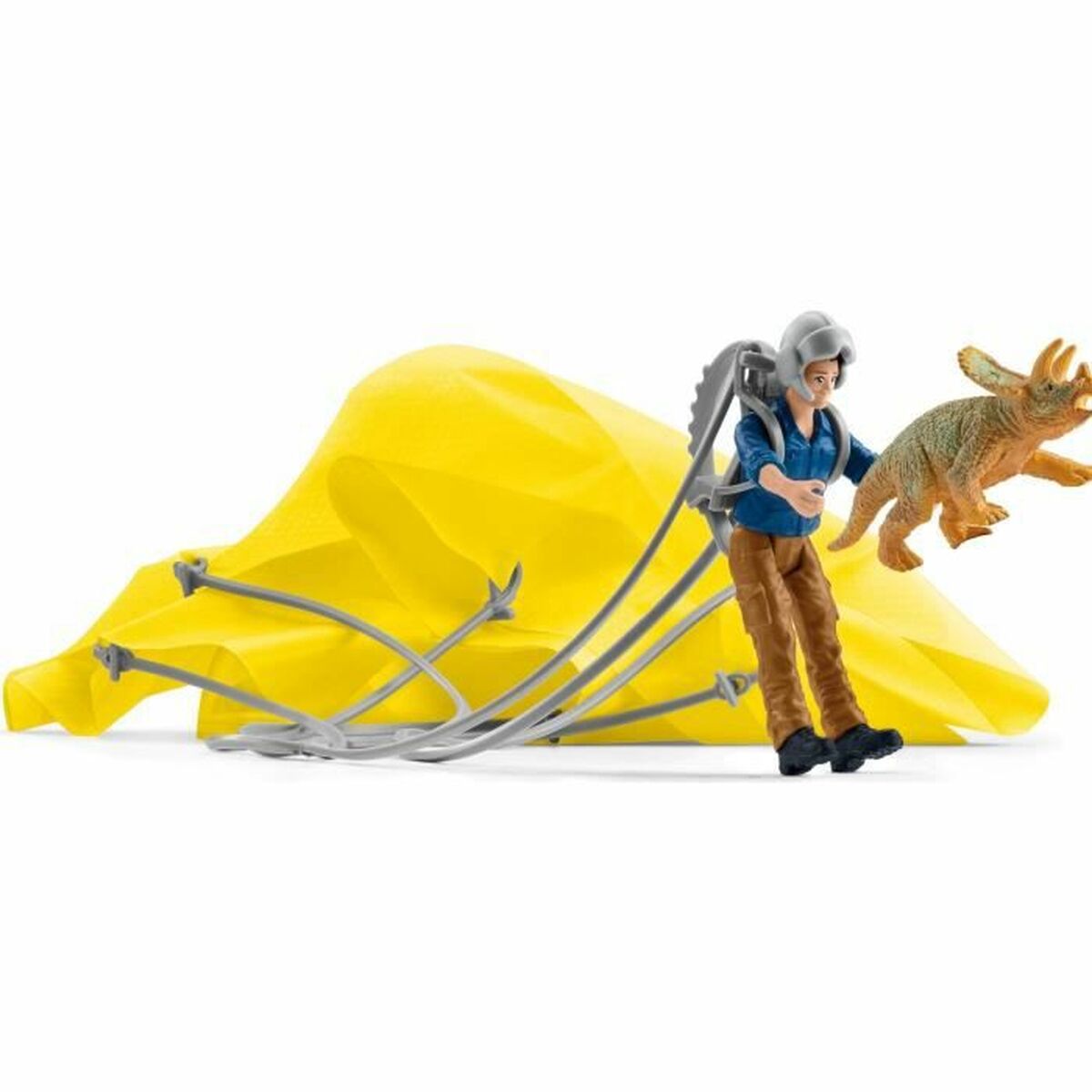 Playset Schleich Parachute Rescue Dinozaur - Jucarii si jocuri, Păpuși și figurine