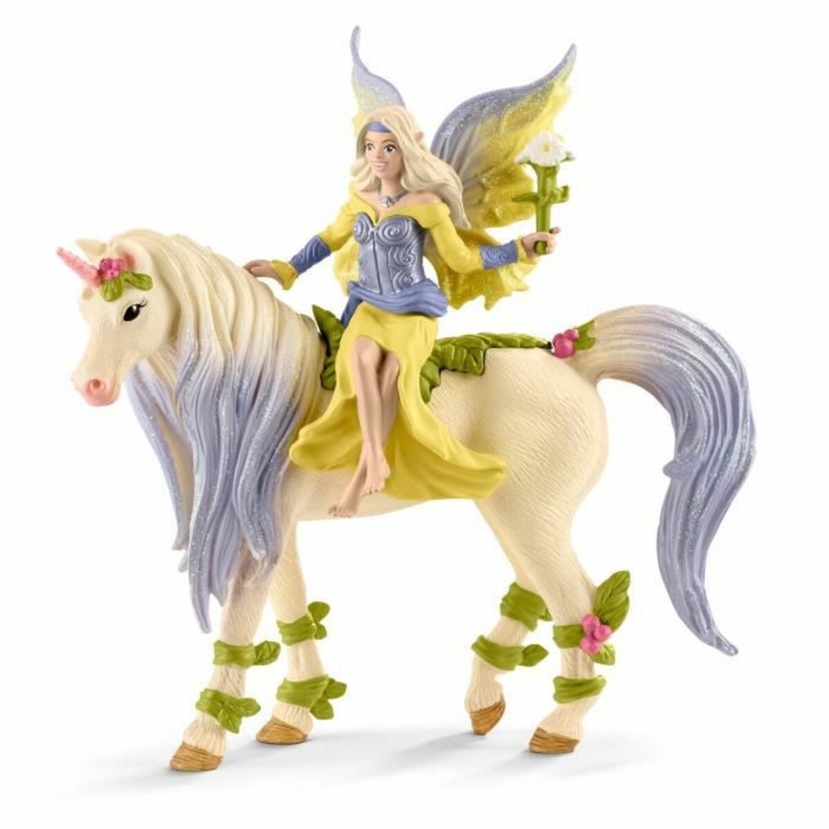 Figurine de Acțiune Schleich Fairy will be with the Flower Unicorn Modern - Jucarii si jocuri, Păpuși și figurine